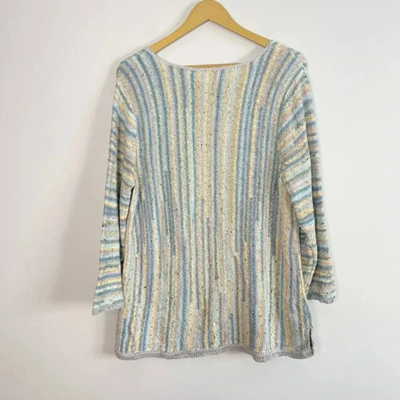 J. Jill Pastel Multicolored Knit Sweater - Picture 8 of 9